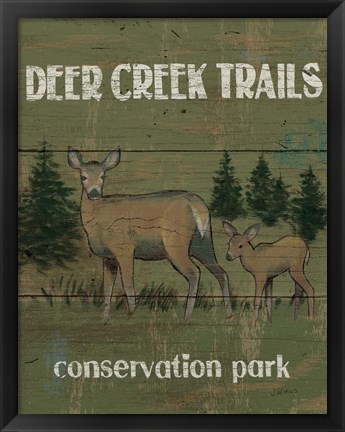 Framed Lodge Signs VIII Print