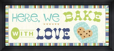 Framed Luv 2 Bake II Print