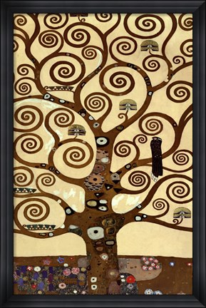 Framed Tree of Life, c.1909 (detail) Print