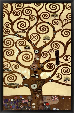 Framed Tree of Life, c.1909 (detail) Print