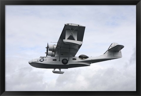 Framed PBY Catalina vintage flying boat Print
