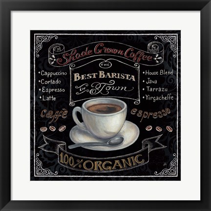 Framed Morning Treat Square II Print