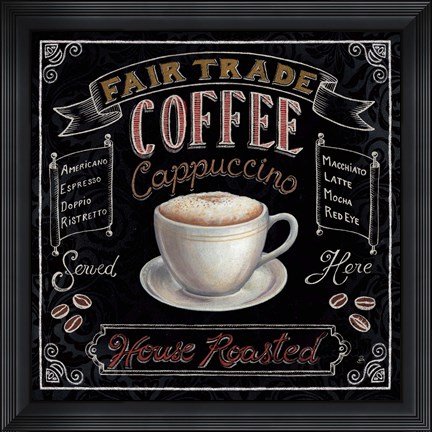 Framed Morning Treat Square I Print
