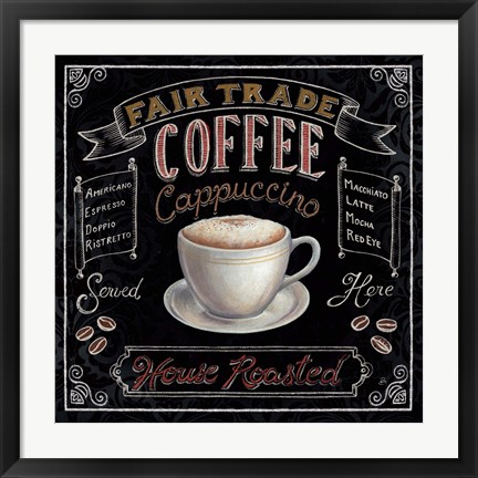 Framed Morning Treat Square I Print