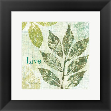 Framed Natures Impressions I Print