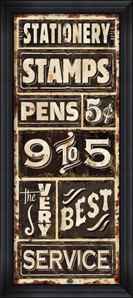 Framed Nine to Five I Print