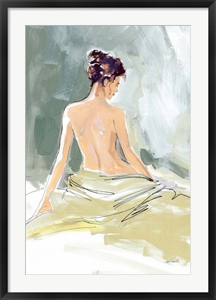 Framed Nude I Print