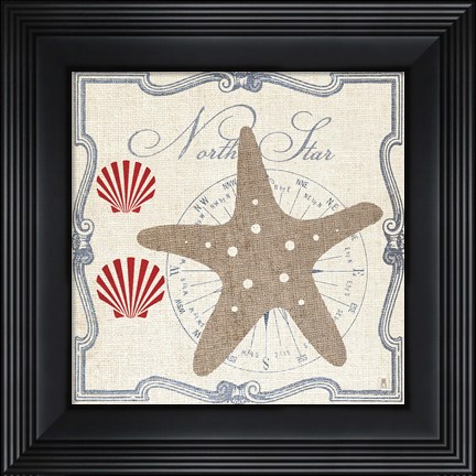 Framed Pacific Starfish Print
