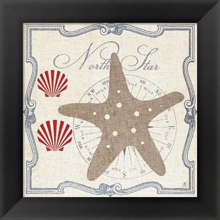 Framed Pacific Starfish Print