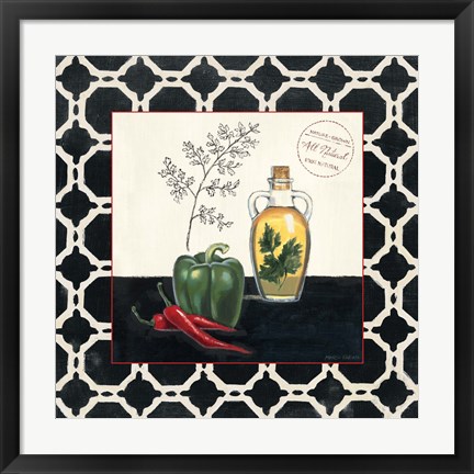 Framed Parsley and Peppers Print