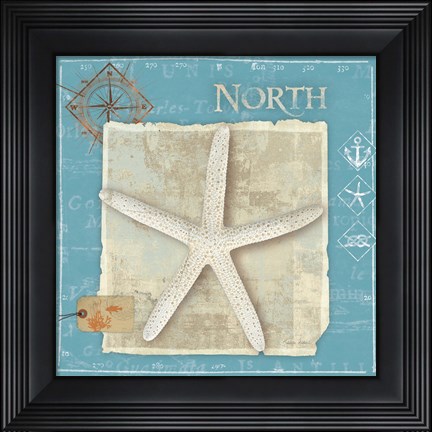 Framed Points North Print