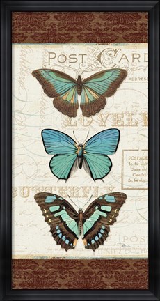 Framed Papillons I Print