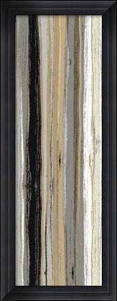 Framed Rainy Streets Neutral Panel II Print
