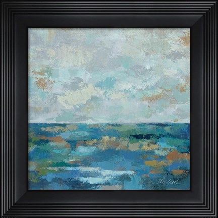 Framed Seascape Sketches I Print