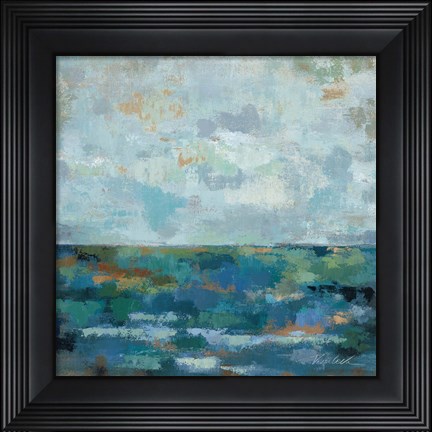 Framed Seascape Sketches II Print