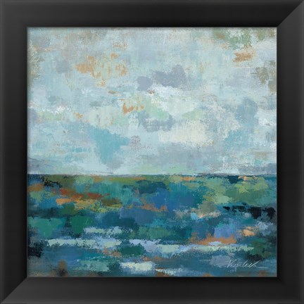 Framed Seascape Sketches II Print