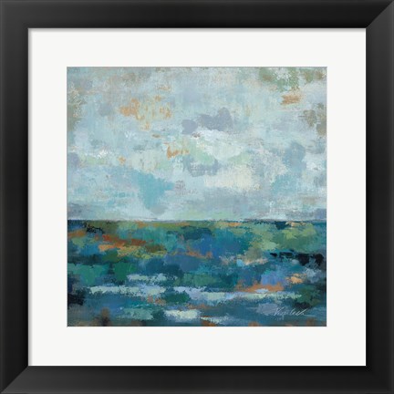 Framed Seascape Sketches II Print