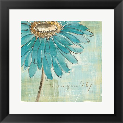 Framed Spa Daisies III Print