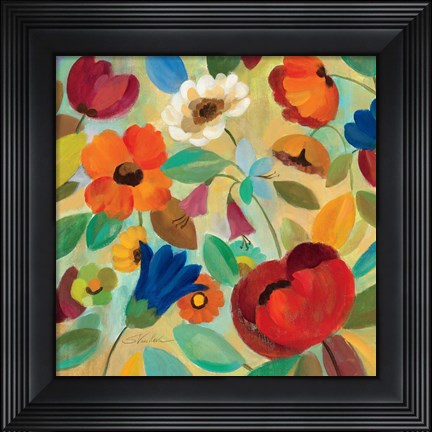 Framed Summer Floral IV Print