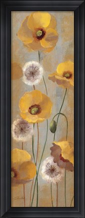 Framed Spring Poppies I Print