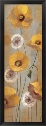 Framed Spring Poppies I Print