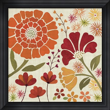 Framed Spice Garden II Print