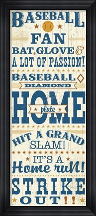 Framed Sport Lover II Brown Print