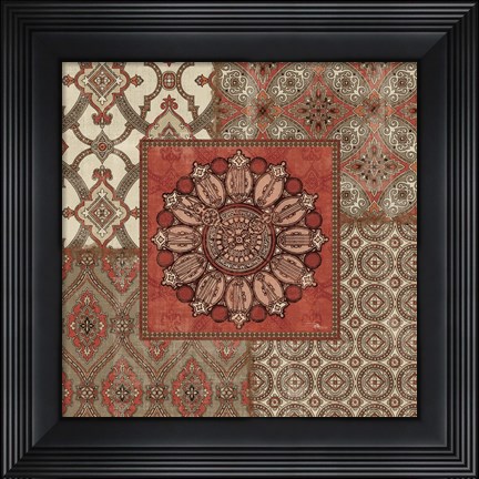 Framed Venetian Patchwork IV Print