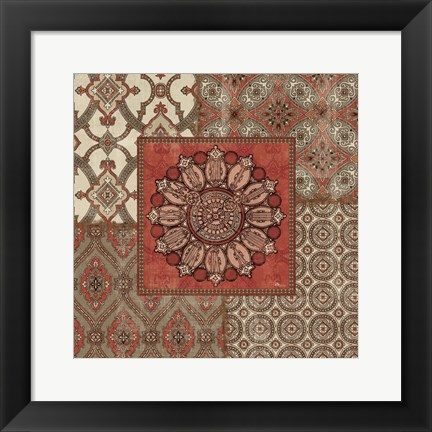 Framed Venetian Patchwork IV Print