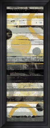 Framed Yellow Zephyr Panel Print