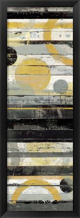 Framed Yellow Zephyr Panel Print