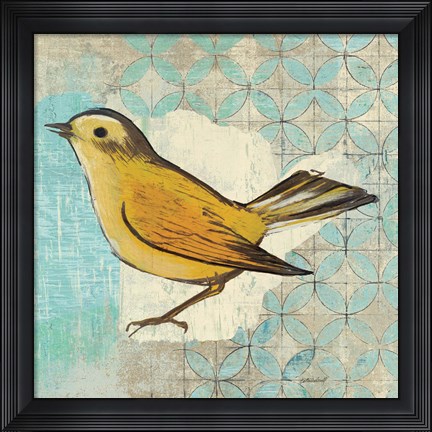 Framed Wilsons Warbler II Print