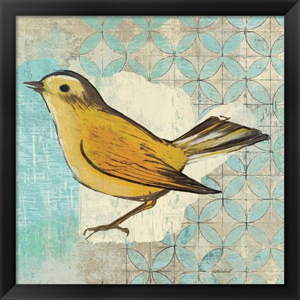 Framed Wilsons Warbler II Print