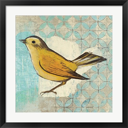 Framed Wilsons Warbler II Print