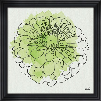 Framed Watercolor Floral I Print