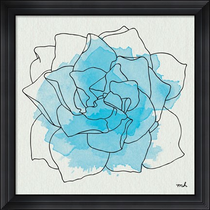 Framed Watercolor Floral II Print