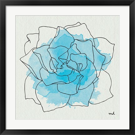 Framed Watercolor Floral II Print