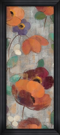 Framed Urban Floral Panel II Print