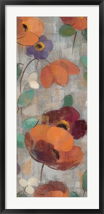 Framed Urban Floral Panel II Print