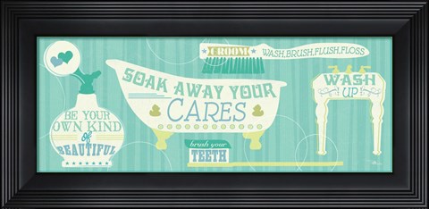 Framed Wash Up X Print