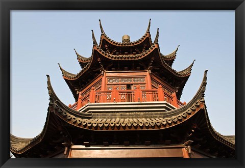 Framed China, Suzhou. Pagoda along Shan Tang Street. Print