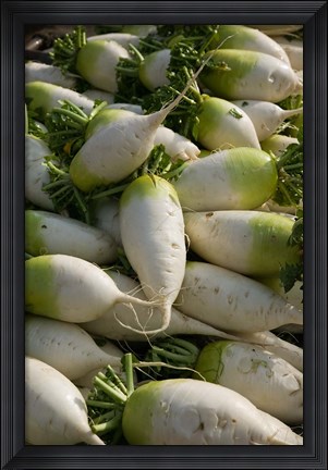 Framed Xizhou town market, Yunnan Province, China Print