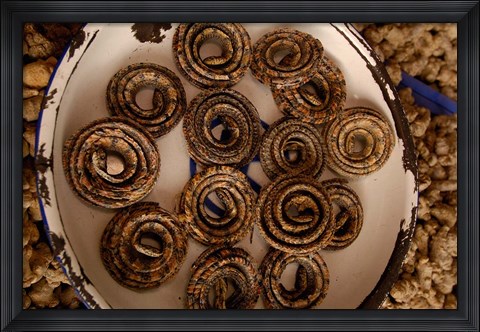 Framed Dried Snakes in Kunming Traditional Medicine Market, Yunnan Province, China Print
