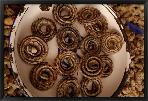 Framed Dried Snakes in Kunming Traditional Medicine Market, Yunnan Province, China Print