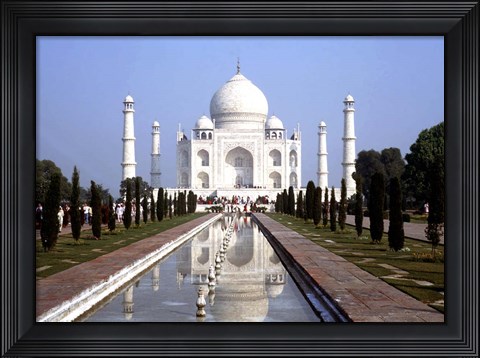 Framed Taj Mahal, Agra, India Print