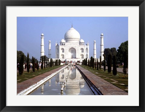 Framed Taj Mahal, Agra, India Print