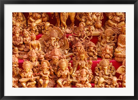 Framed Souvenir Sculptures, India Print