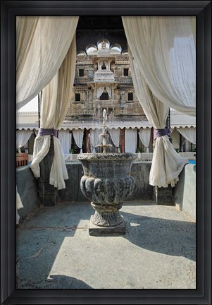 Framed Jag Mindar Palace, Lake Pichola, Udaipur, India Print