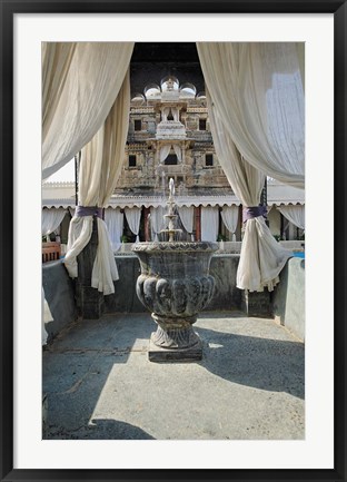 Framed Jag Mindar Palace, Lake Pichola, Udaipur, India Print