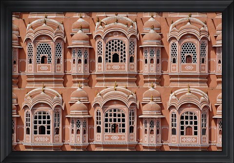 Framed Palace of the Winds, Jaipur, India Print